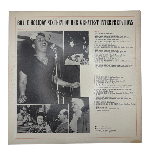Billie Holiday – Sixteen Of Her Greatest Interpretations
