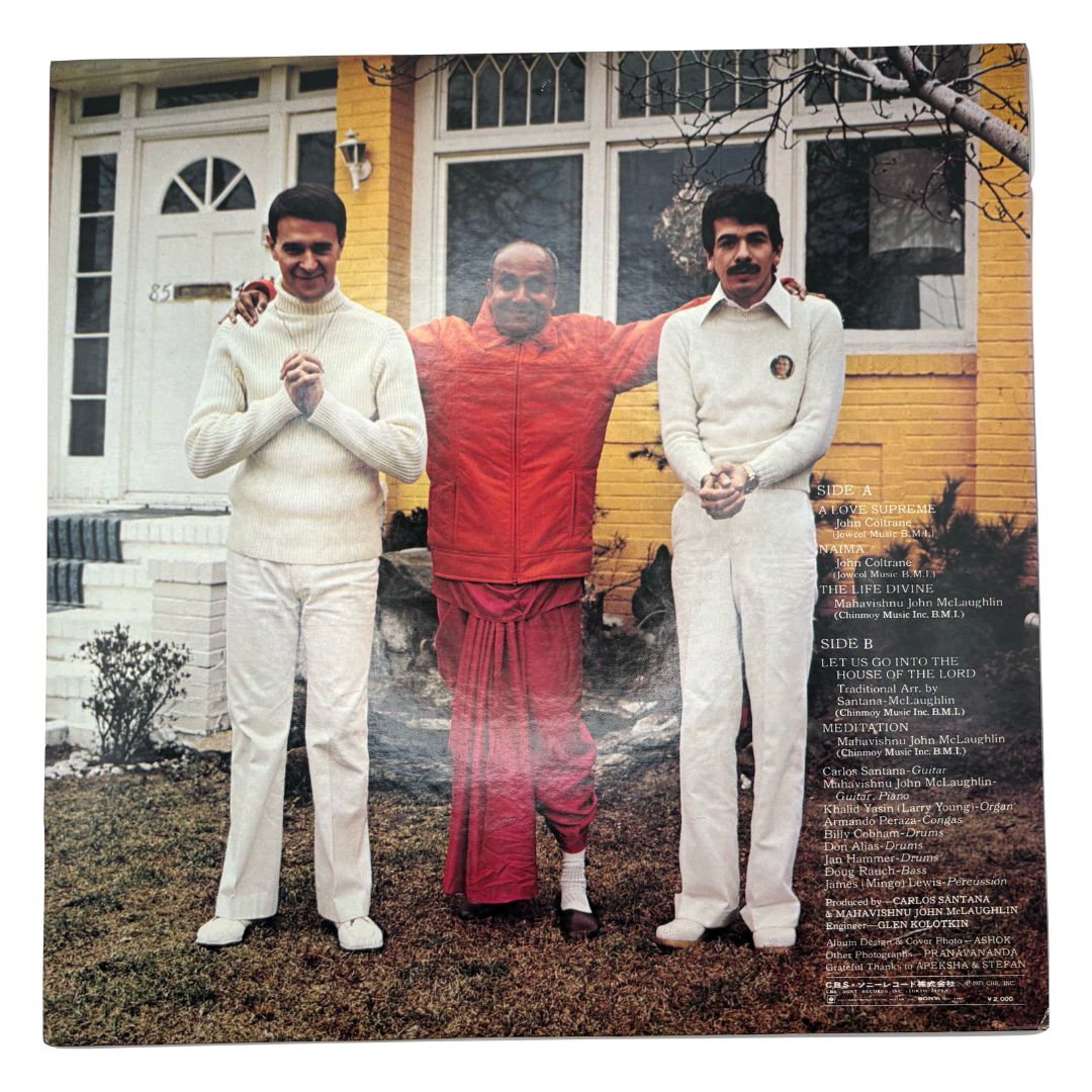 Carlos Santana, Mahavishnu John McLaughlin – Love Devotion Surrender